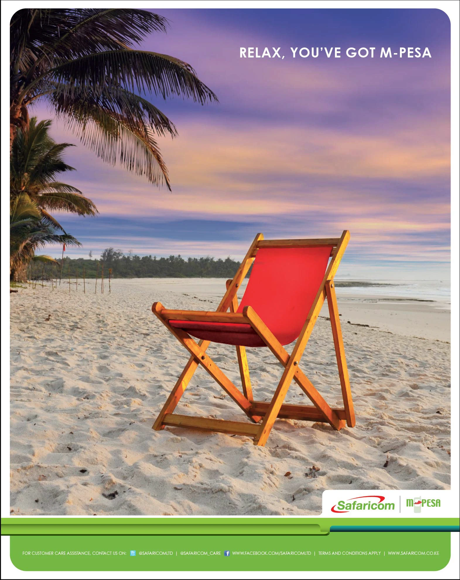 Relax, You've Got M-PESA - Original Press Ad